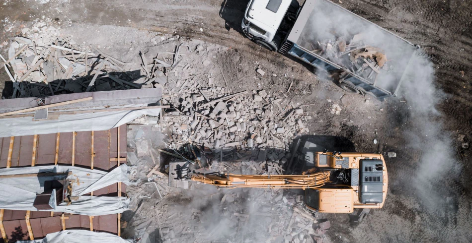 Demolition debris removal